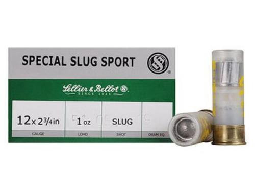 Sellier and Bellot Special Slug 12 Ga 2 3/4 1 oz Special Slug 25Rd/Box