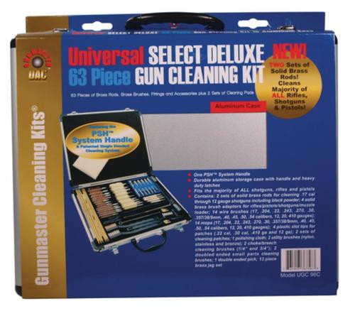 DAC Technologies GunMaster Universal Select 63 Piece Deluxe Cleaning Kit Aluminum Case