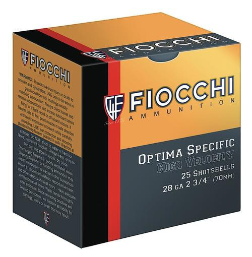Fiocchi High Velocity 28 Ga, 2.75", 3/4oz, 7.5 Shot, 25rd Box