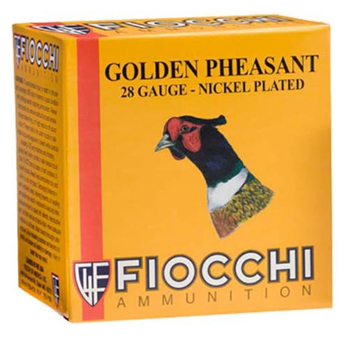 Fiocchi Golden Pheasant 28 Ga, #5, 2.75", 7/8 oz, 25rd Box