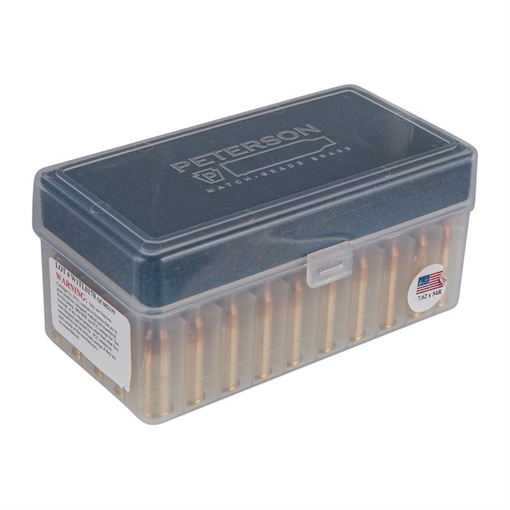 Peterson Cartridge 7.62X54R BRASS 50/BOX PCC762X54R50