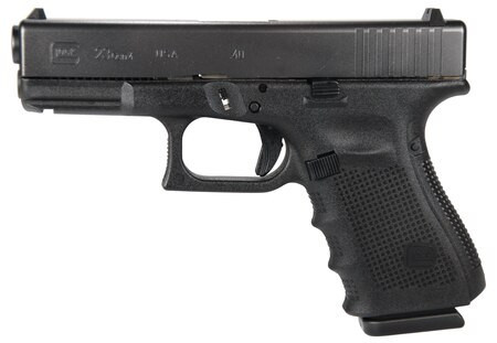 Glock, 23 Gen4, Compact, 40S&W, 4.02" Barrel, Polymer Frame, Matte Finish, Fixed Sights, 13rd, 3 Magazines