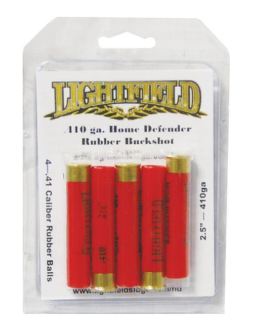 Lightfield Home Defense 410 Ga, 2.5", Rubber Buckshot, 5rd/Box
