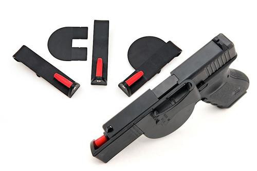 Versacarry .40 S&W Medium Holster, Trigger Guard, Black/Red, Resin/Delrin