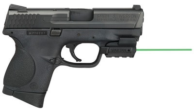 LaserMax Spartan Green Laser 520nm Minimum 1" Picatinny/Weaver Rail Black