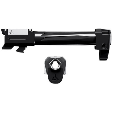 Radian Weapons R0859 Ramjet & Afterburner Combo 9mm Luger Compatible w/Glock 43X, Black Stainless Steel