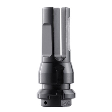 Dead Air DA301 Flash Hider Black with 1/2"-28 tpi Threads & 2.70" OAL for 5.56x45mm NATO Sandman Series, KeyMod Equipped Nomad-30 & Primal Suppressors