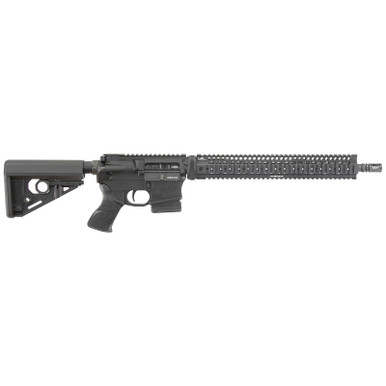 Larue Tactical LT1555616QUADLC LT15 Quad Rail 5.56 10+1 16" Stealth Barrel Black Right Hand