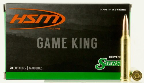 HSM Game King 7mm Rem Mag 160gr, Spitzer Boat Tail 20 Bx/ 20
