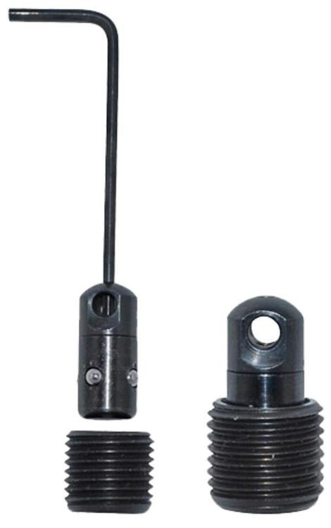 Grovtec Multi-Adaptor Swivel Stud Any, Standard Stud Push Button Swivel Bases Black Stainless Steel