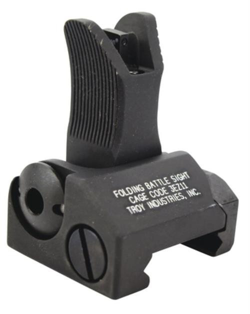 TroyTritium BattleSights Front Sight M4,M16 Black Hardcoat Anodized Folding Aluminum/Steel Black
