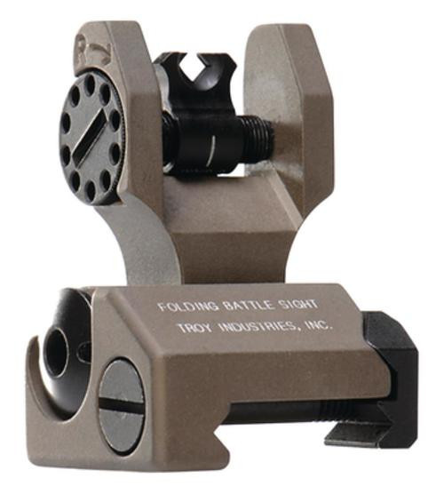 Troy Di-Optic Flip-Type Rear Sights, Flat Dark Earth
