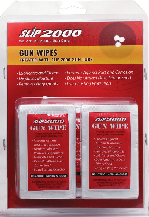 Slip 2000 Deluxe Lubricated Gun Wipes 20 Wipes