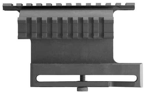 Aim Sports Dual Rail Side Mount Base For AK47 Picatinny Style Aluminum Bl