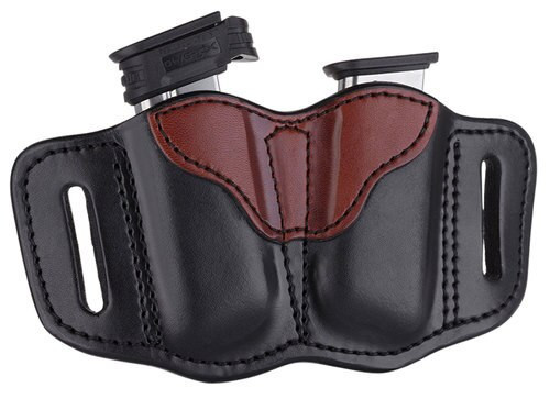1791 Gunleather Mag-2.1-BLB Double Mag Single Stack Brown/Black