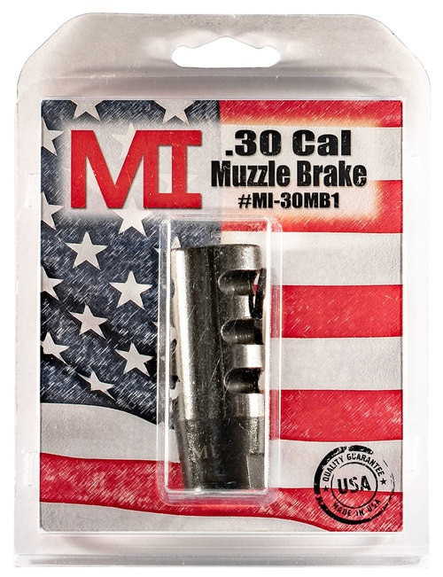 Midwest Muzzle Brake, 30 Caliber, 5/8X24 Thread, Phosphate Finish,ludes Crush Washer
