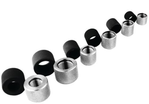 Yankee Hill Machine Rifle Thread Protector 5/8-24 Tpi Plated Black