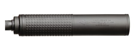 YHM Stainless Q.D. Phantom LT .30 Caliber Suppressor With Muzzle Brake Mount 7.625 Inches Matte Black 1/2-28 TPI - All NFA Rules Apply