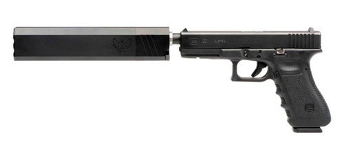 Silencerco 40 Osprey Suppressor, Body Only, No Piston