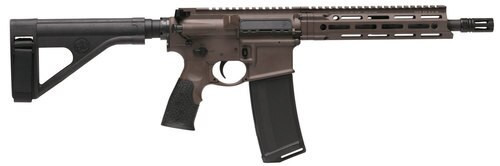 Daniel Defense DDM4 V7P, AR , 300 Blackout, 10.3" Cold Hammer Forged Barrel, MIL SPEC+ Brown Anodized Finish, Daniel DefenseGrip, SBA3Stabilizing Brace, MFR 9" M-Lok Rail, Grip-N-Rip Charging Handle, 1 Magazine, 30rd