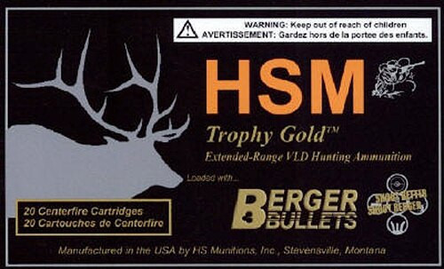 HSM Trophy Gold 6.5 Rem Mag BTHP 140gr 20Rds