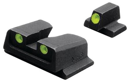 Meprolight, Tru-Dot, Tritium Fixed Front Sight, Green, Fits S&W M&P Full Size/Compact/Sub-Compact