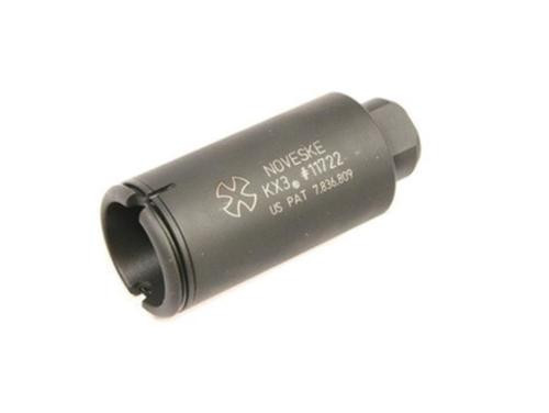 Noveske Rifleworks KX3 Threaded Flash Suppressor, 1/2x28, for 5.56, Phosphate