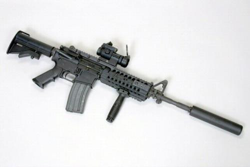 Advanced Armament M4-2000, 5.56mm 51 Tooth fast attach Silencer