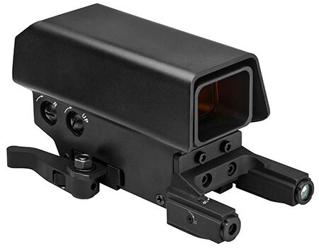NcSTAR Reflex Sight, 3 V CR123A Lithium Batt, 1x, Unlimited