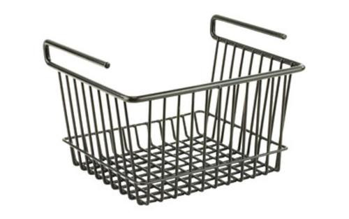 Snap Safe Hanging Shelf Basket Vault Organizer Black Large