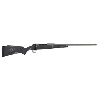 Fierce Firearms TWROG308WIN18GP Twisted Rogue 308 Win 18" Tungsten Cerakote Steel Threaded Barrel, Drilled & Tapped Steel Receiver, LR Negative Comb Phantom Camo Carbon Fiber Stock