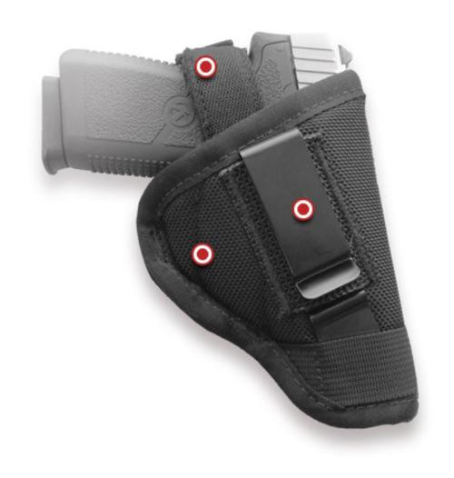 Crossfire Undercover Nylon Holster- Semi Auto Sub Compact 2 - 2.5