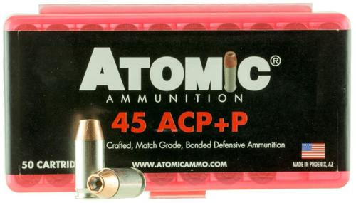 Atomic Defense 45 ACP +P 185 gr, Bonded MHP 50rd Box