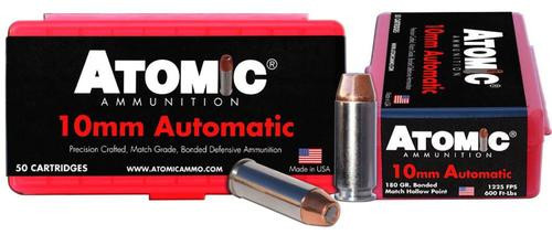Atomic Defense 10mm Automatic 180gr, Bonded MHP 50rd Box
