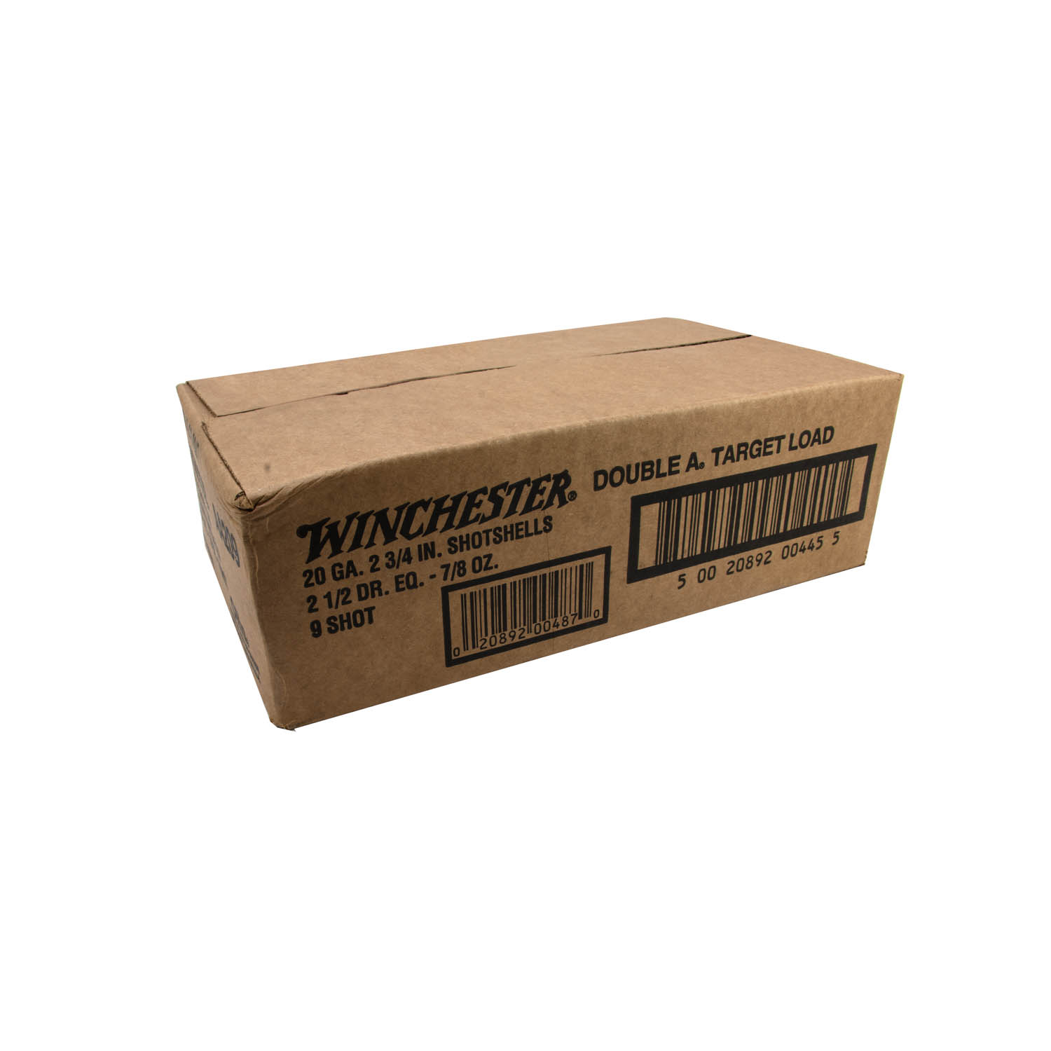 Winchester AA 20ga. 2-3/4" 7/8oz. #9 Lead Shot, 250 Round Case