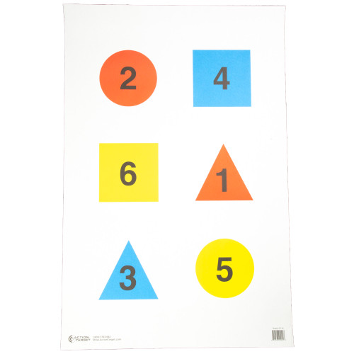 Action Target Discretionary Command Training Target V2-A, 23" x 35", 100 Per Box