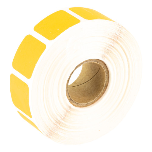 Action Target Square Target Pasters, Orange, 7/8", Roll of 1000