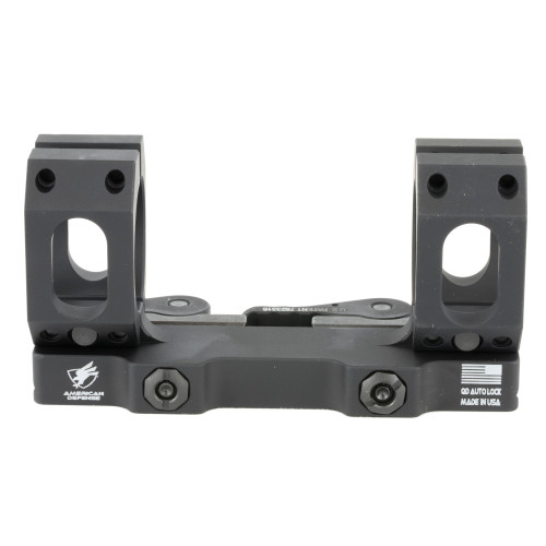 American Defense AD-Recon-SL Scope Mount, Dual Quick Detach, Vertical Spit Rings, 30MM, Low Height, Black