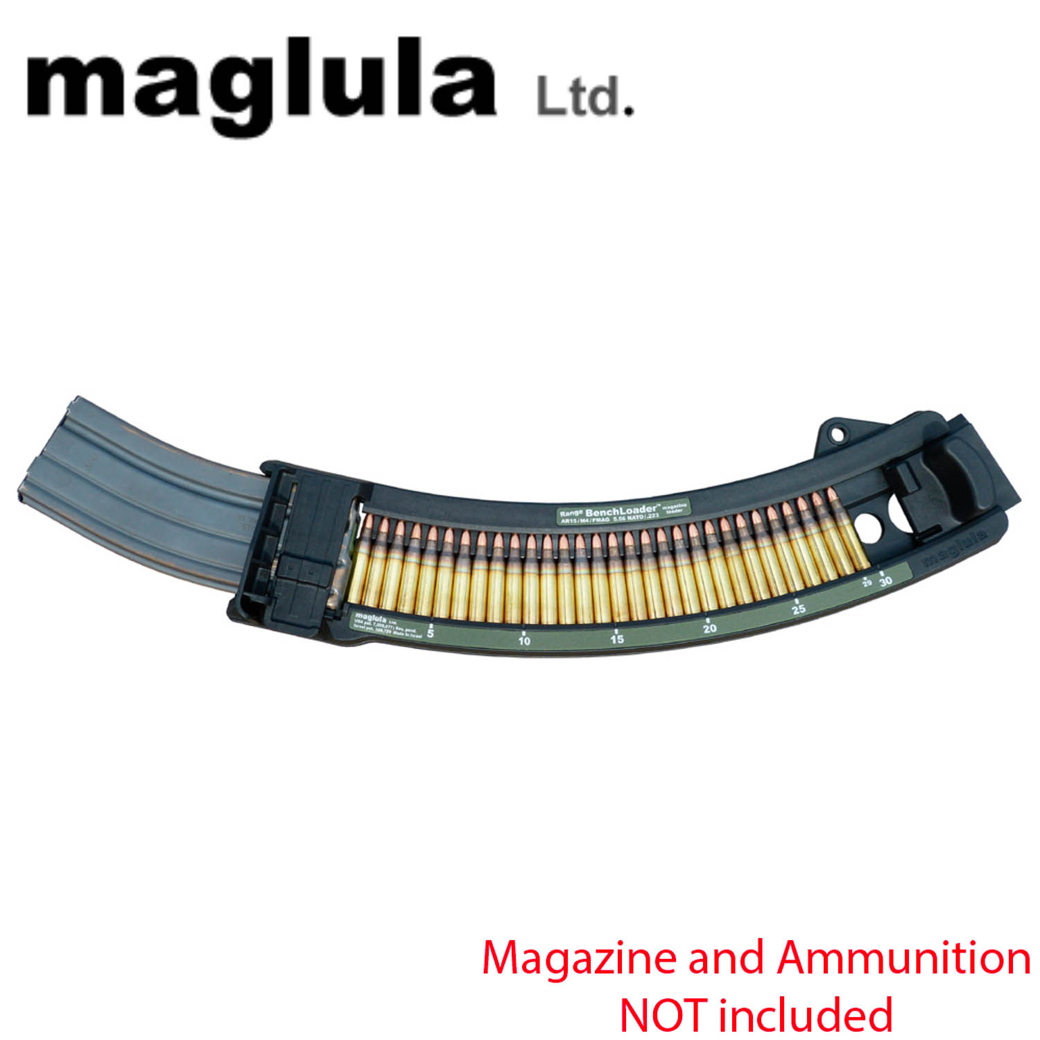 Maglula Magazine Loader, AR15/M4, PMAG Range Benchloader 5.56mm/.223
