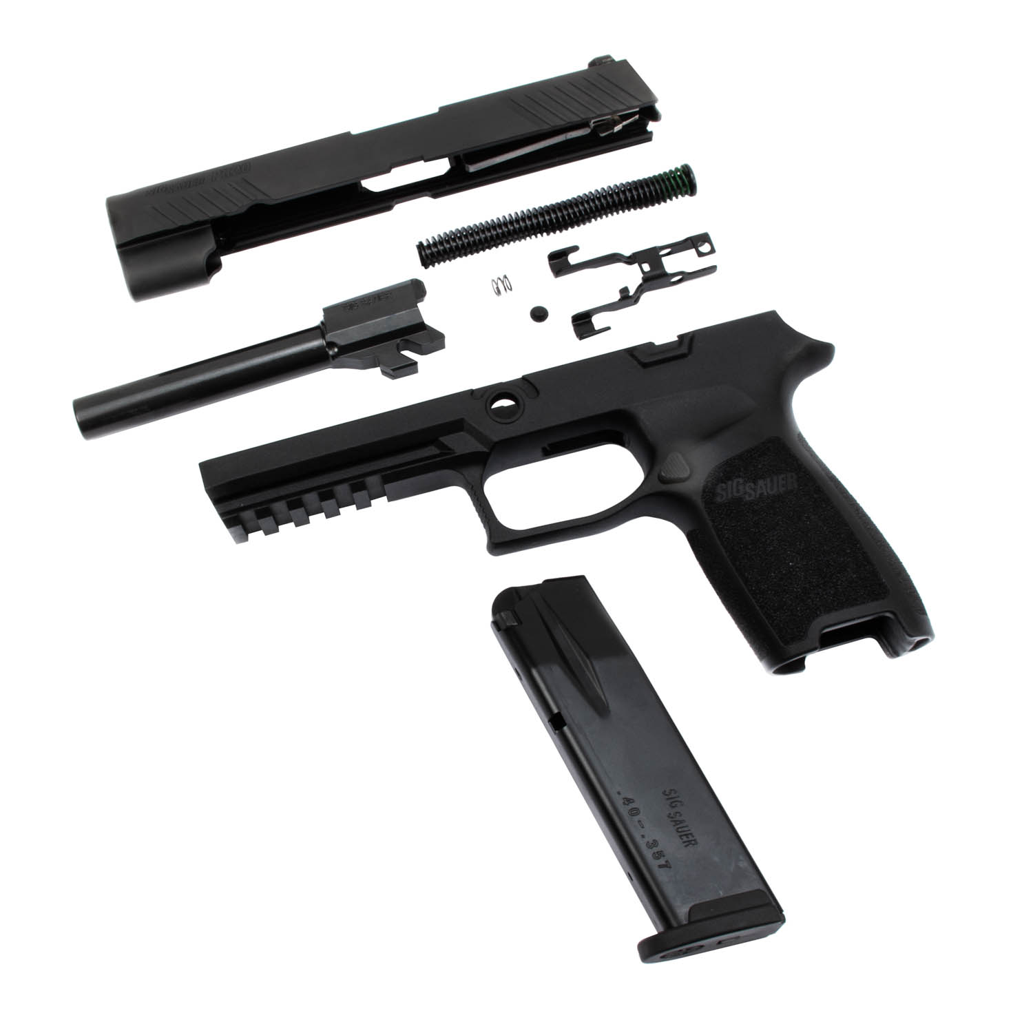 Sig Sauer P320 Full Size 357 SIG Caliber X-Change Kit, Black, 10 Round Mag