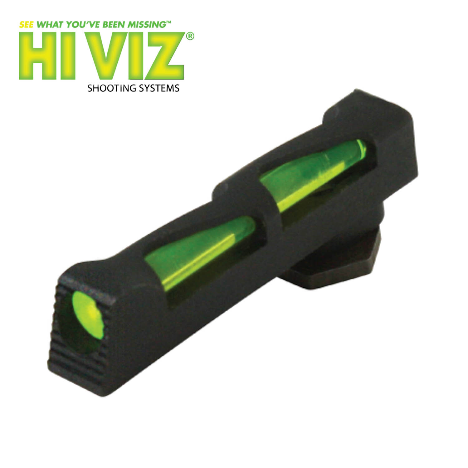HI VIZ LITEWAVE Fiber Optic Front Sight for Glock Pistols