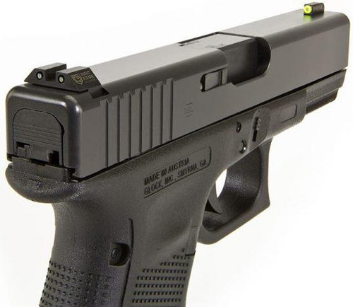 Night Fision GLK00303YGZG Night Sight Set Square Glock 42/43 Tritium Green Trit