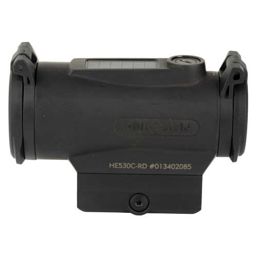 Holosun 530C, Red Reticle, Black, 2MOA Dot with 65MOA Circle, Quick Disconnect Mount, Fits 1913 Picatinny Rail, Titanium Housing, Three Different Reticles, Solar Failsafe, Shake Awake