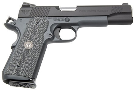 Wilson 1911 CQB Elite Carry Single 9mm,5" Barrel, Black, G10 Grip, 8rd