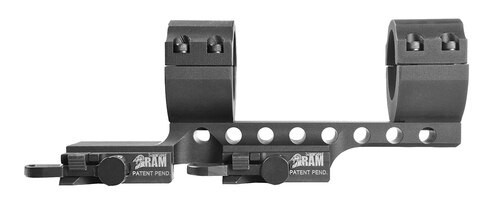 Samson Ring and Base Set 30mm Dia 2" Offset Quick Release Style Black