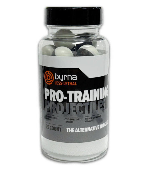 Byrna PRO Training Projectiles 25CT TUB .61 Caliber Fits CL Lnchr