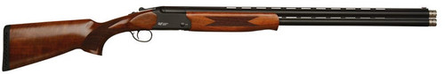Gforce Arms GF5 Filthy Pheasant 28 Ga Break Open 3" 2rd 28" Black Over/Under Vent Rib Barrel, Black Aluminum Receiver, Fixed Turkish Walnut Stock, 5 Chokes