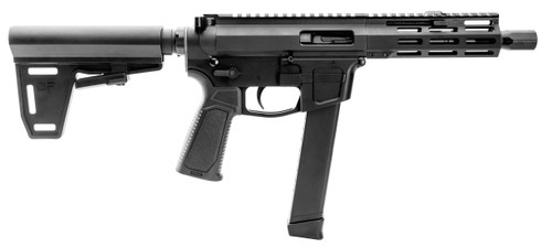 GForce Arms Jawbone 45 ACP, 5" QPQ Threaded Barrel, Black, Picatinny Rail, Ace of Brace, 26rd
