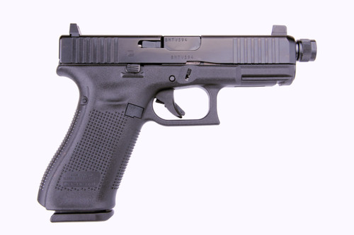 Glock G19 Gen 5 9mm, 4.02" Threaded Barrel, Black, Polymer Frame, 15rd