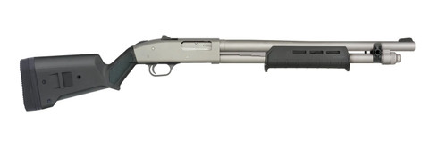 Mossberg 590A1 PRO, 12 Ga, 18.5" Marine Silver Barrel & Receiver, 6+1